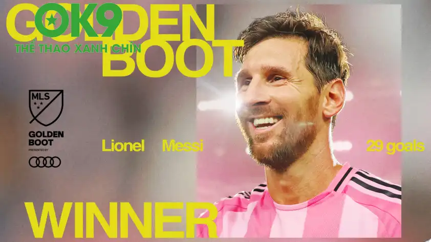 Messi giành danh hiệu Vua phá lưới MLS 2025